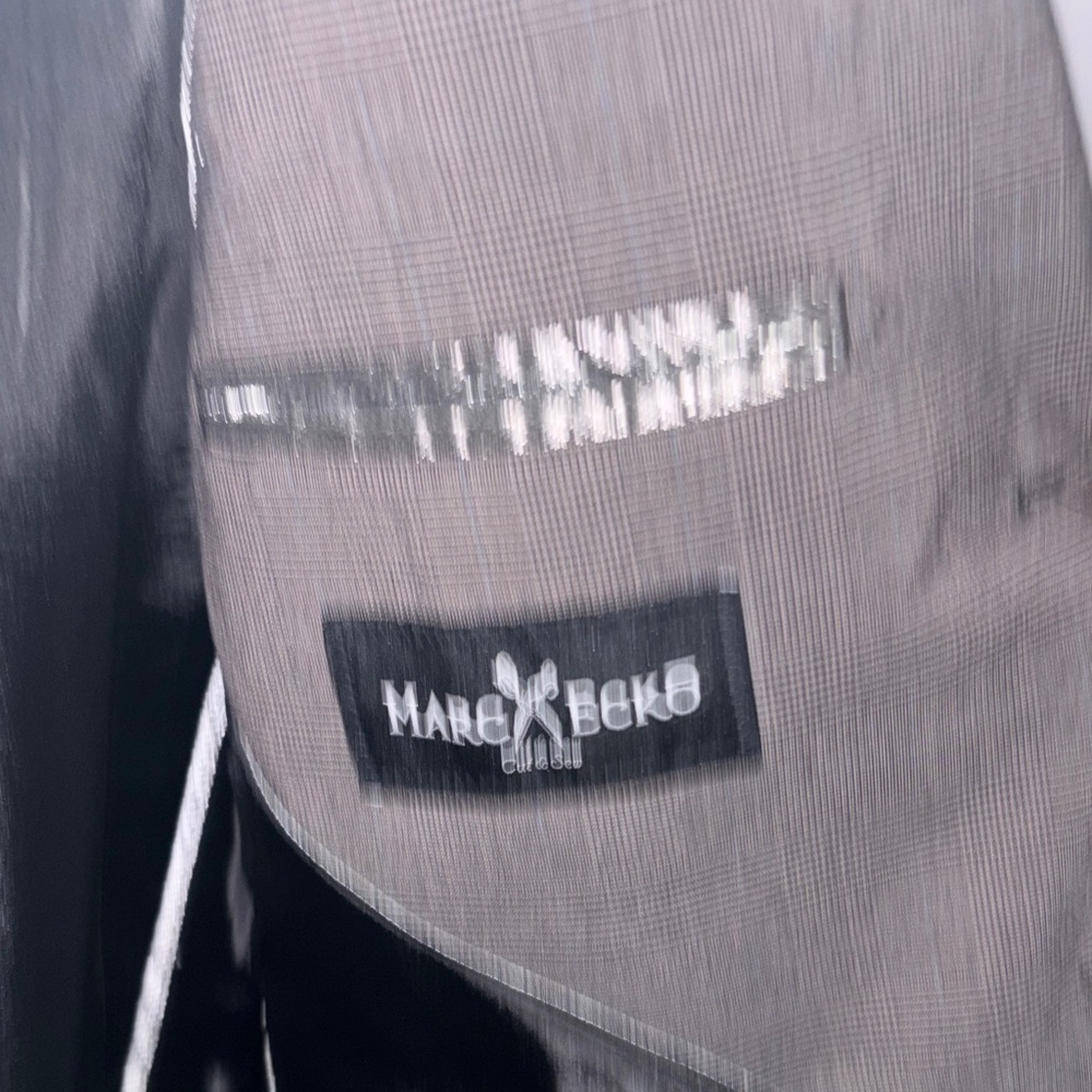 Marc Ecko Charcoal Patchwork Blazer Cut And Sew C… - image 5